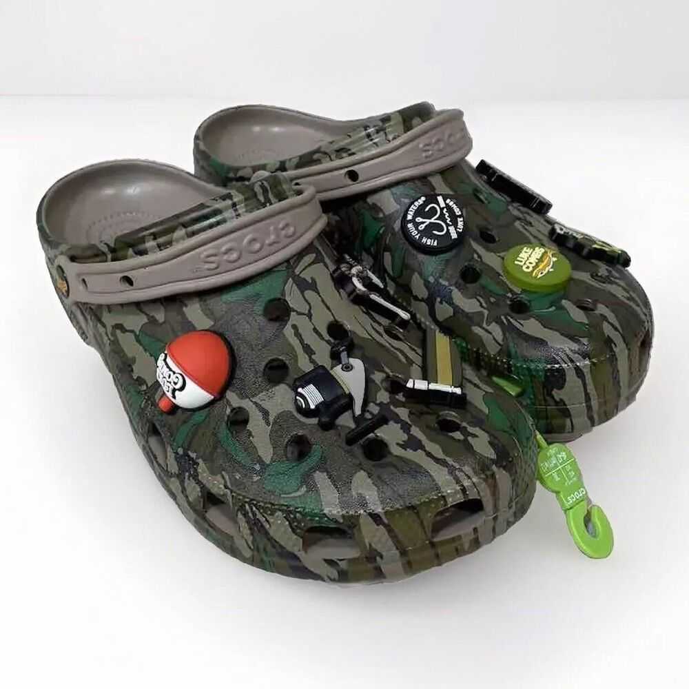 Crocs x Luke Combs Collab Bootlegger Camo Clogs Shoes Mens 4 / Women’s 6 New - Picture 1 of 6